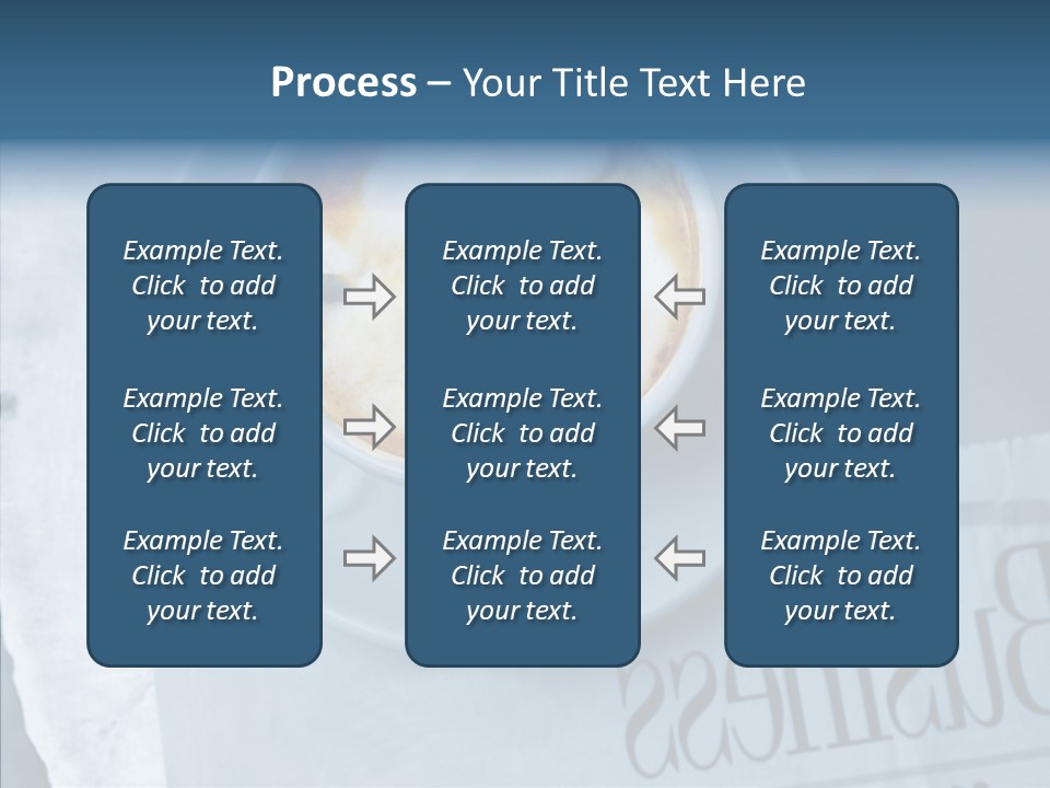 Finance Mugs Caffeine PowerPoint Template