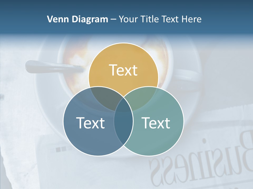 Finance Mugs Caffeine PowerPoint Template