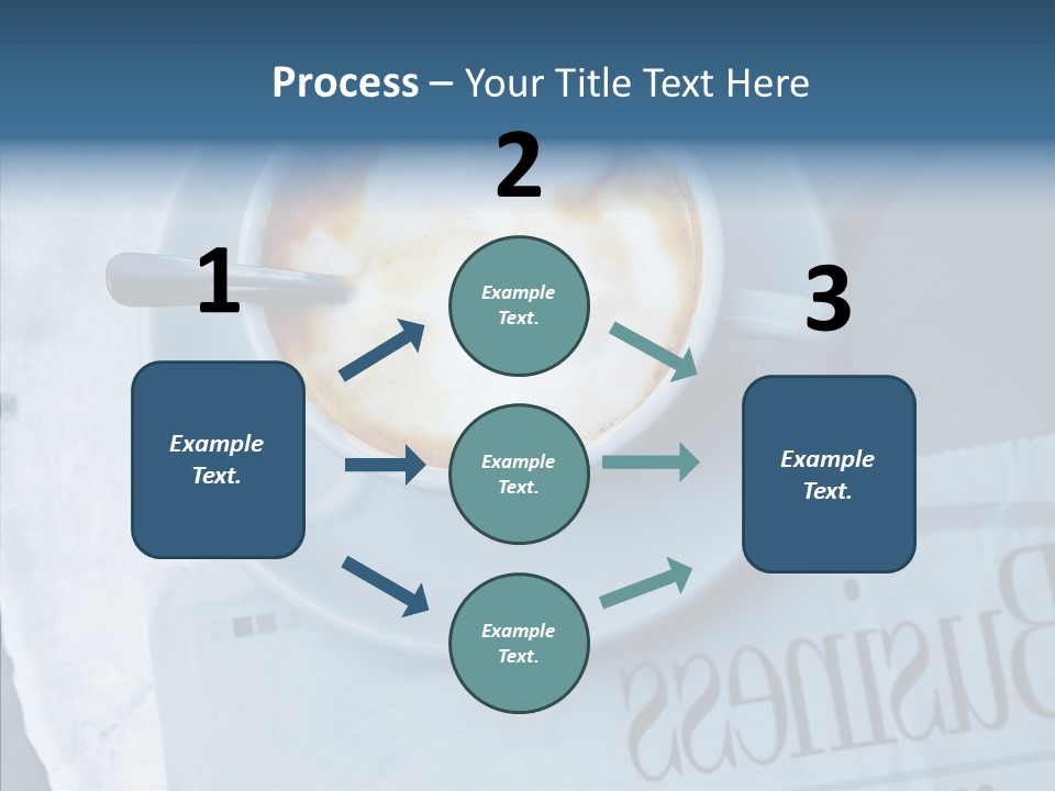 Finance Mugs Caffeine PowerPoint Template