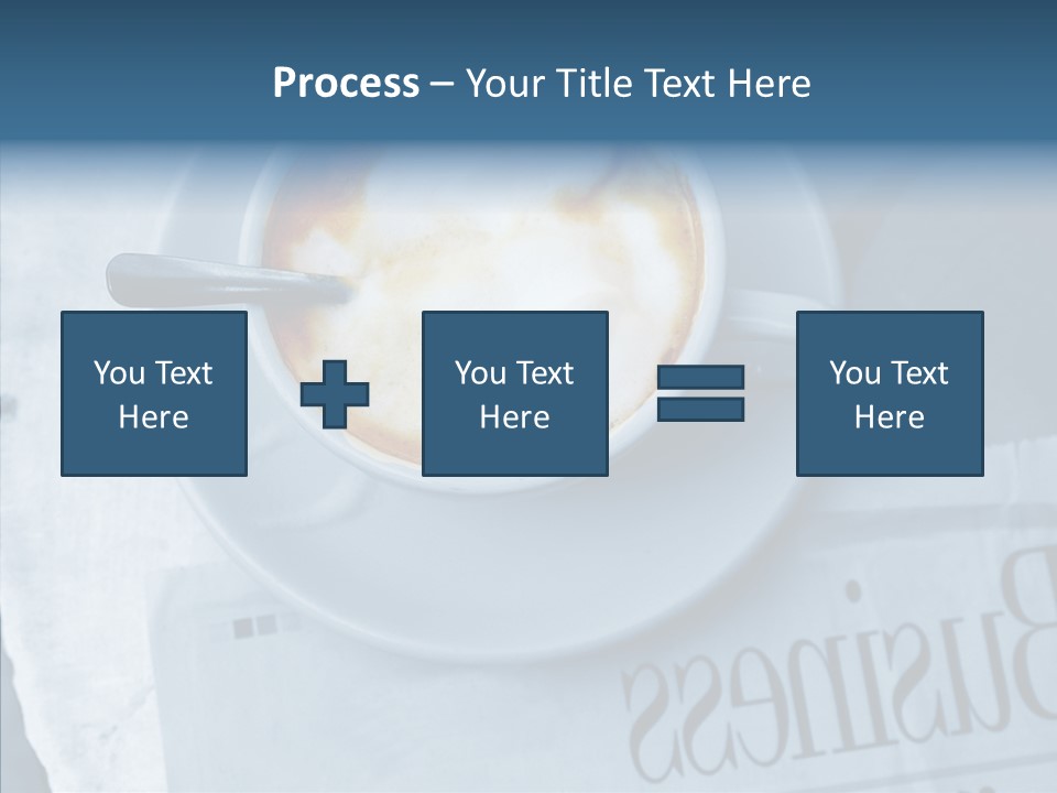 Finance Mugs Caffeine PowerPoint Template
