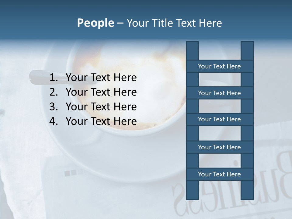 Finance Mugs Caffeine PowerPoint Template