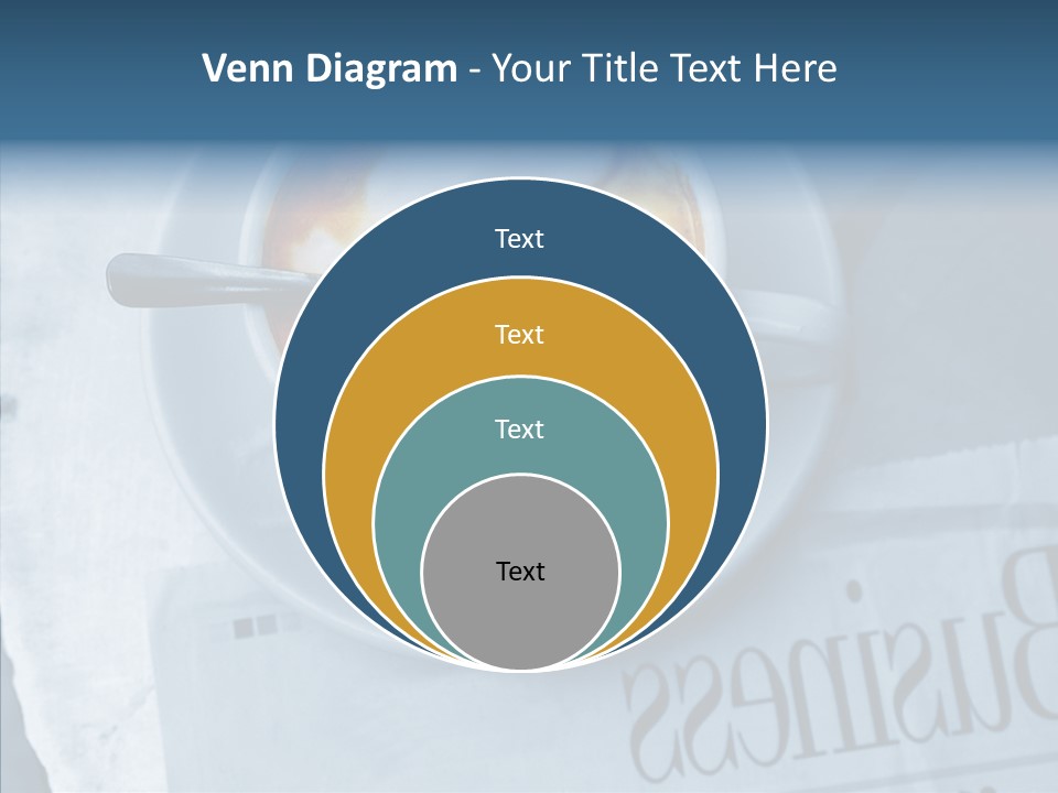 Finance Mugs Caffeine PowerPoint Template