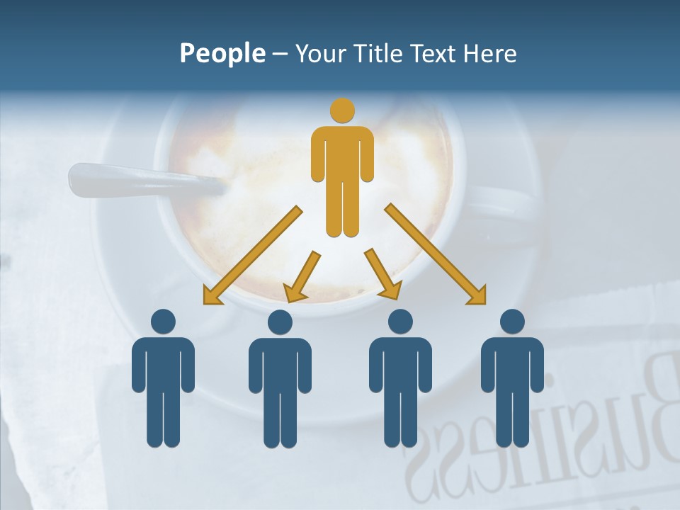 Finance Mugs Caffeine PowerPoint Template