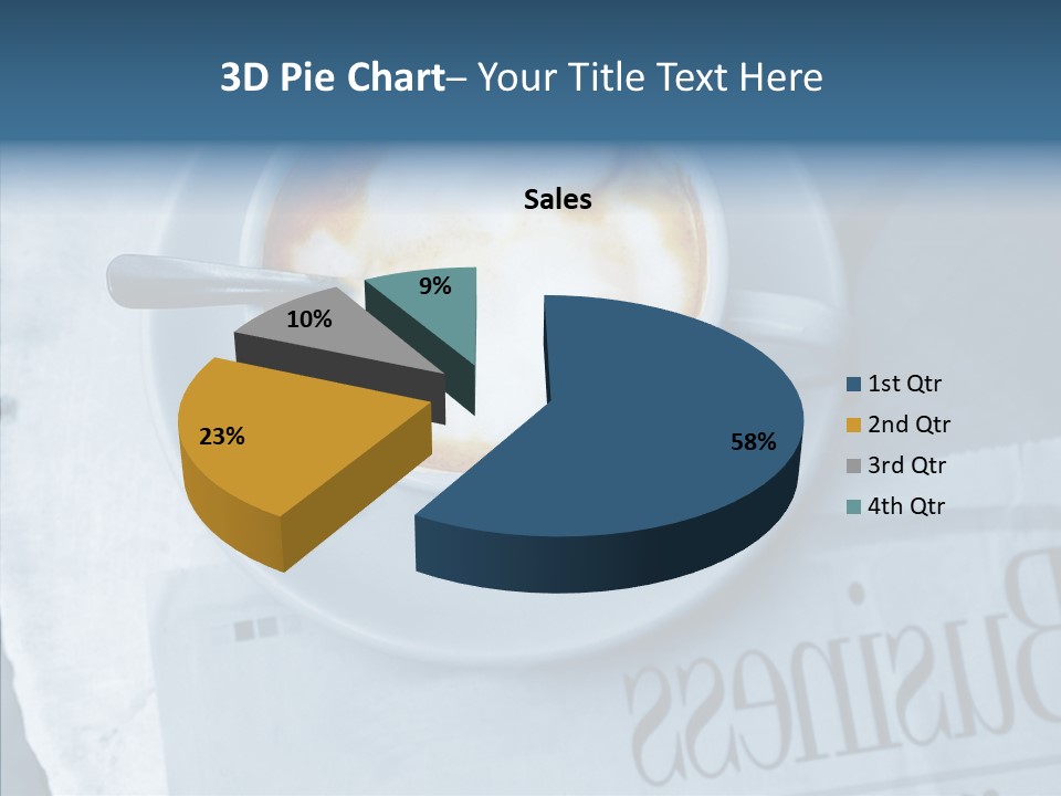 Finance Mugs Caffeine PowerPoint Template