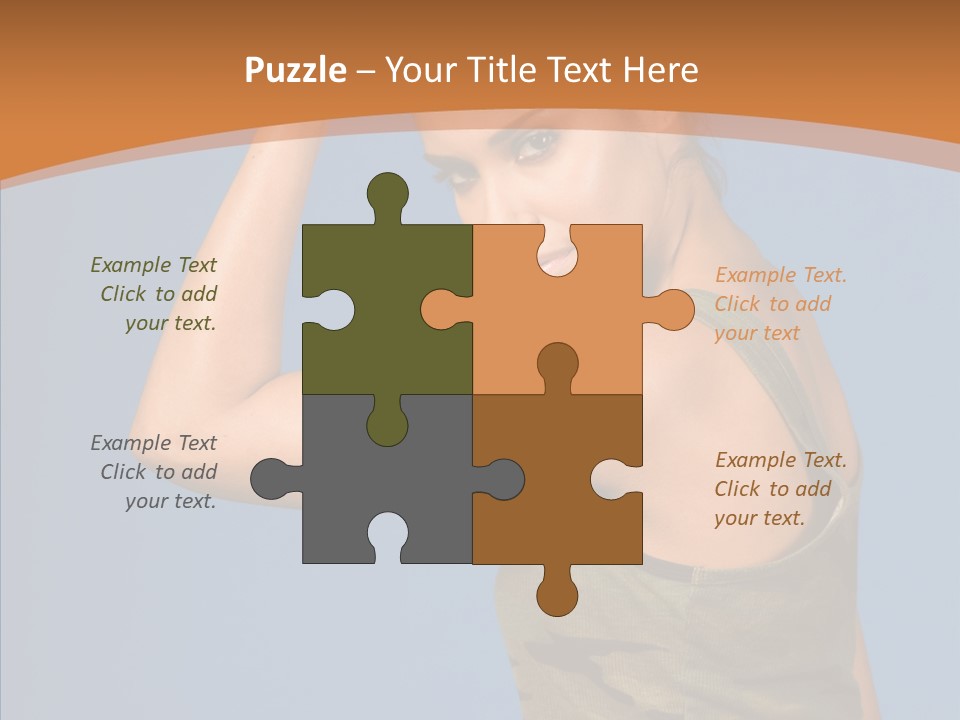 Biceps Pretty Feminine PowerPoint Template