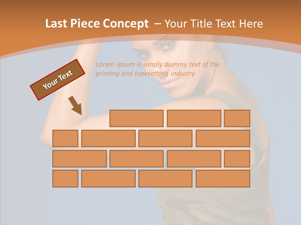 Biceps Pretty Feminine PowerPoint Template