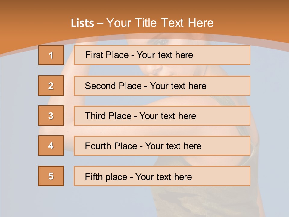 Biceps Pretty Feminine PowerPoint Template