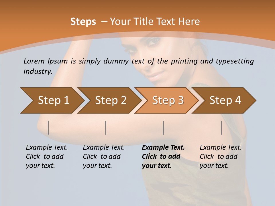 Biceps Pretty Feminine PowerPoint Template