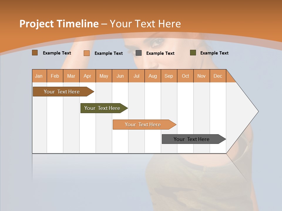 Biceps Pretty Feminine PowerPoint Template