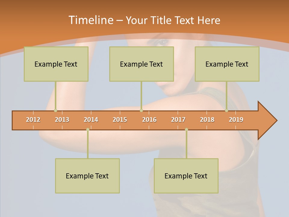 Biceps Pretty Feminine PowerPoint Template