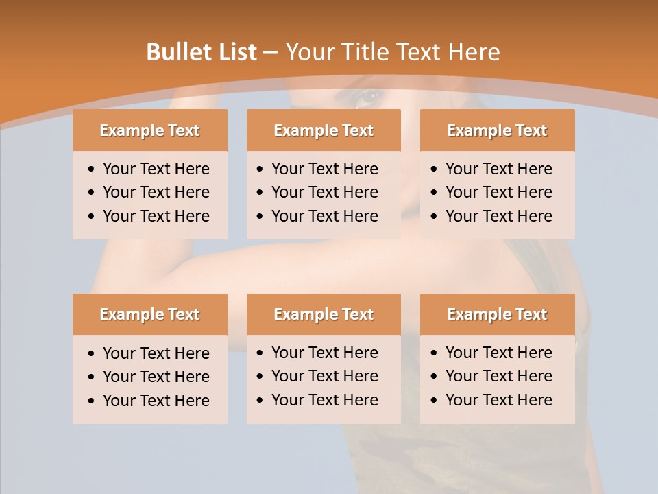 Biceps Pretty Feminine PowerPoint Template