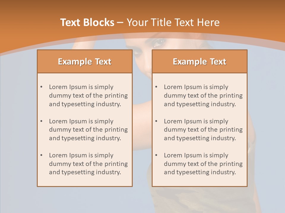 Biceps Pretty Feminine PowerPoint Template