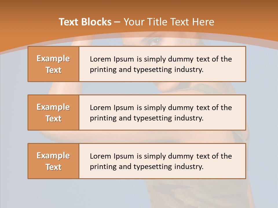 Biceps Pretty Feminine PowerPoint Template