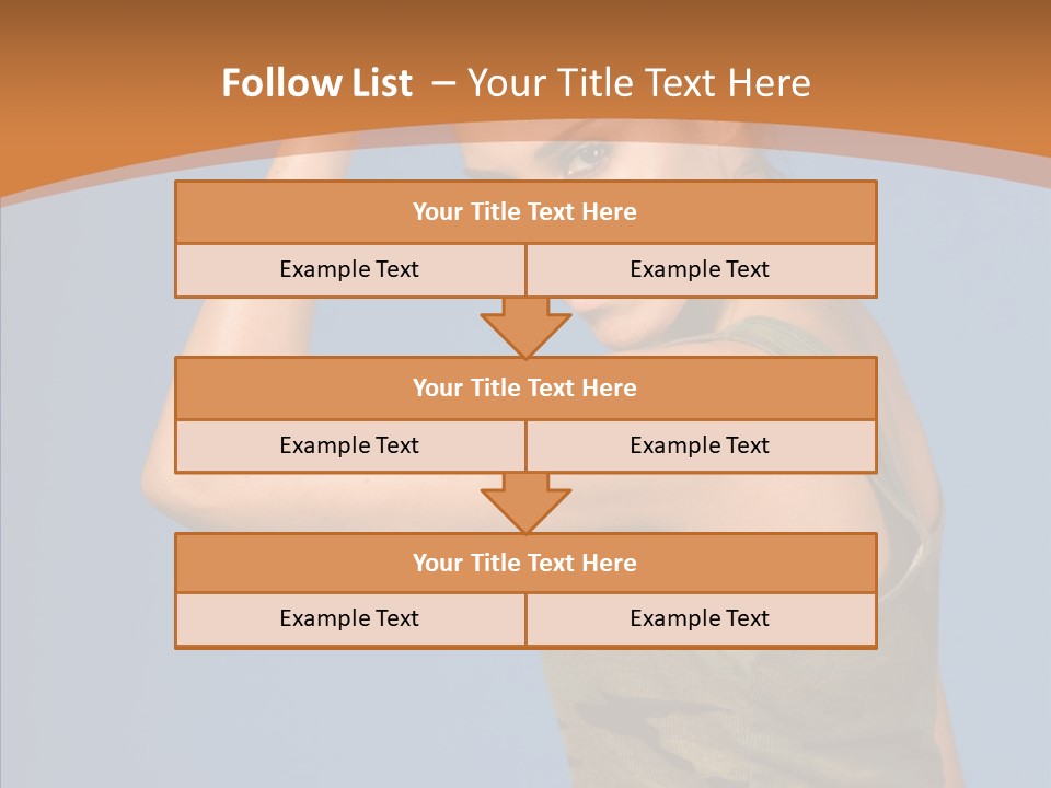 Biceps Pretty Feminine PowerPoint Template