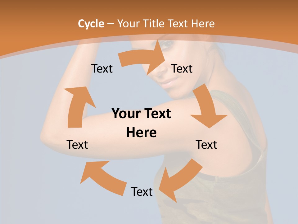 Biceps Pretty Feminine PowerPoint Template