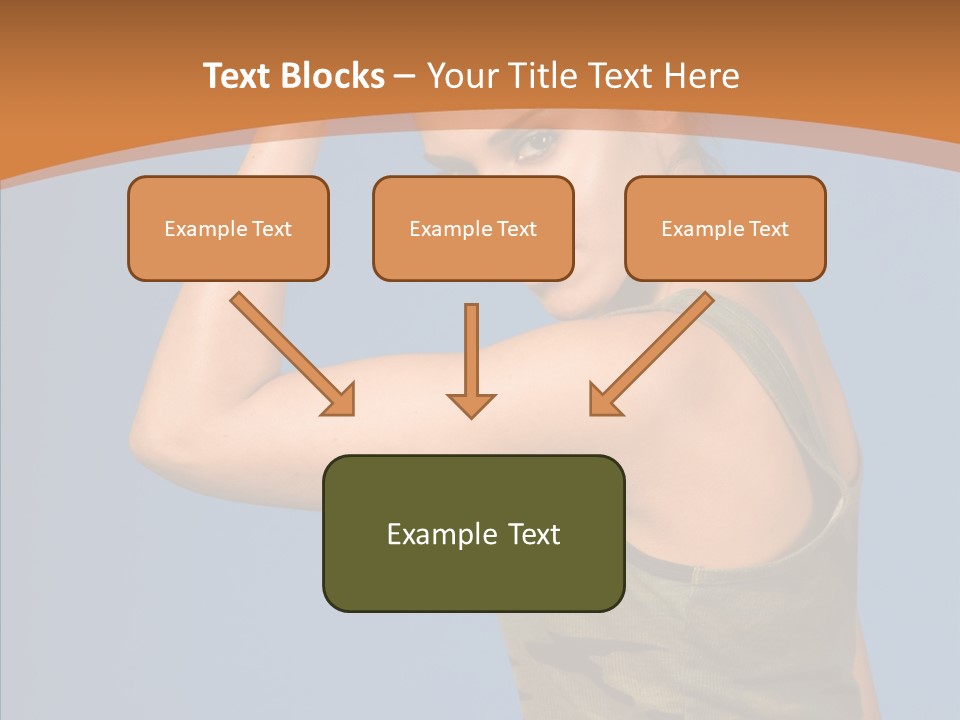 Biceps Pretty Feminine PowerPoint Template