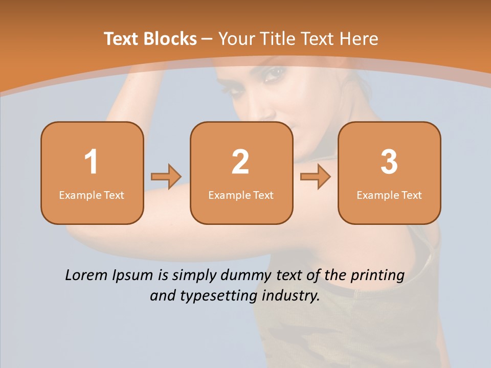 Biceps Pretty Feminine PowerPoint Template