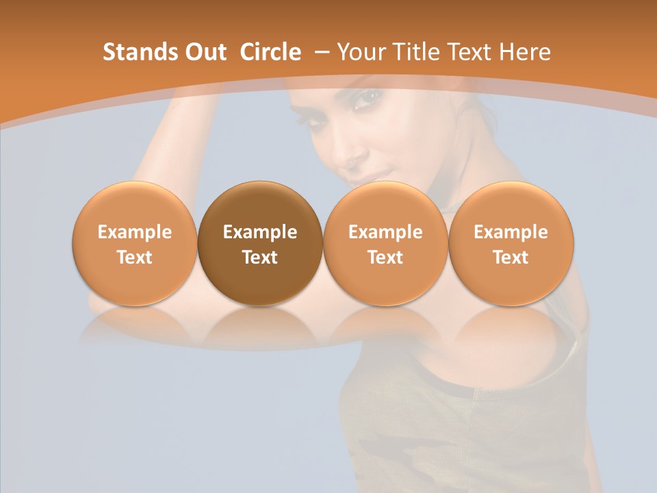 Biceps Pretty Feminine PowerPoint Template