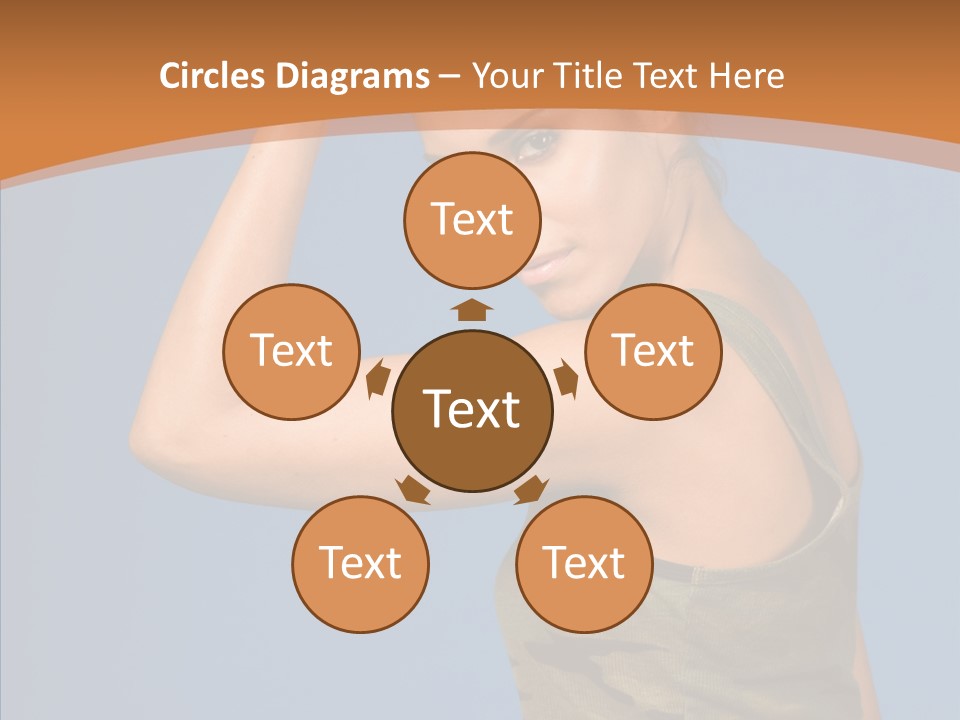 Biceps Pretty Feminine PowerPoint Template