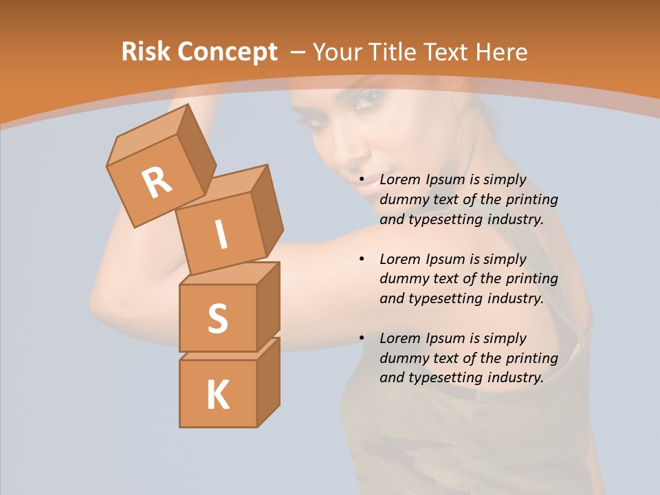 Biceps Pretty Feminine PowerPoint Template