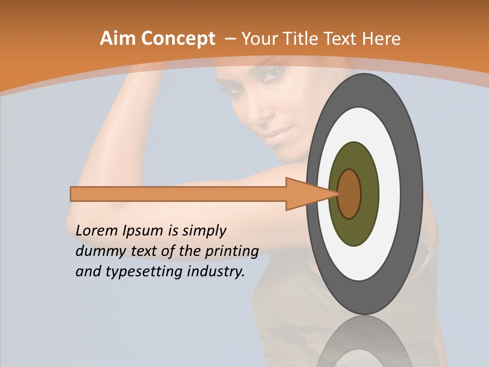 Biceps Pretty Feminine PowerPoint Template