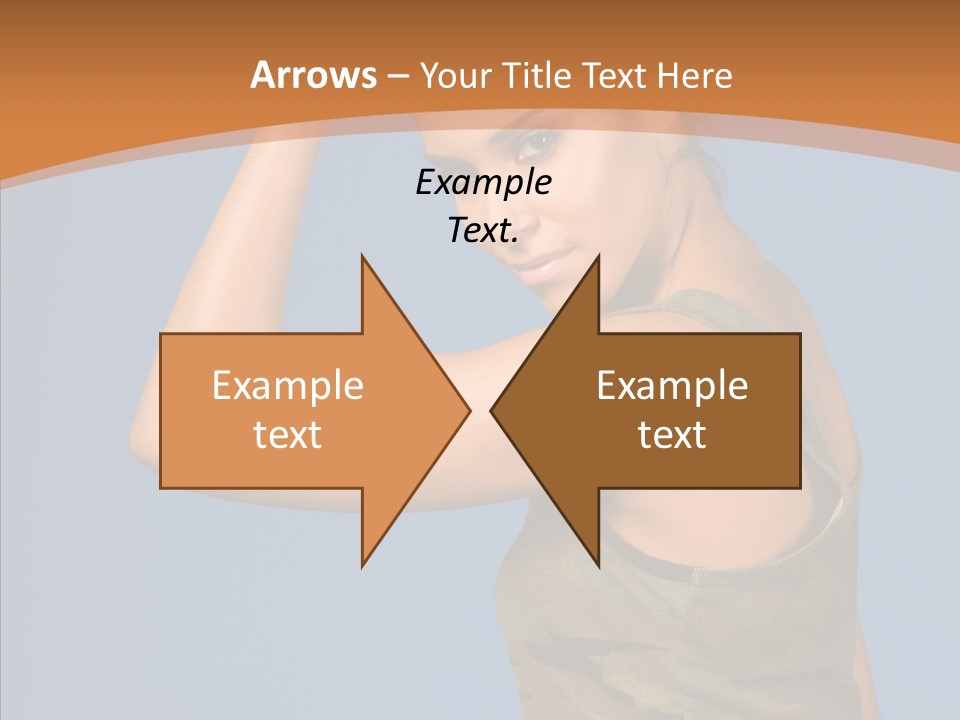 Biceps Pretty Feminine PowerPoint Template