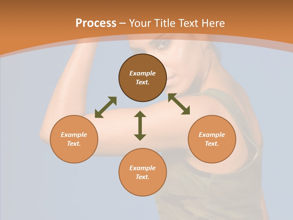 Biceps Pretty Feminine PowerPoint Template