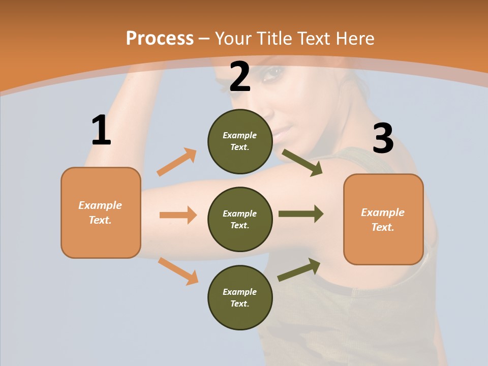 Biceps Pretty Feminine PowerPoint Template