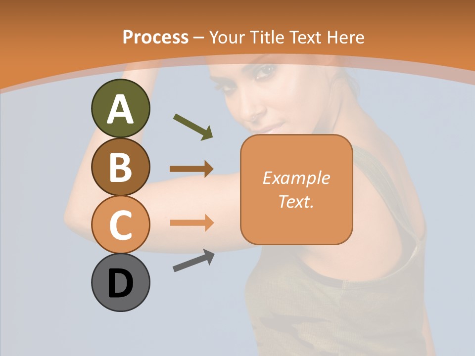 Biceps Pretty Feminine PowerPoint Template