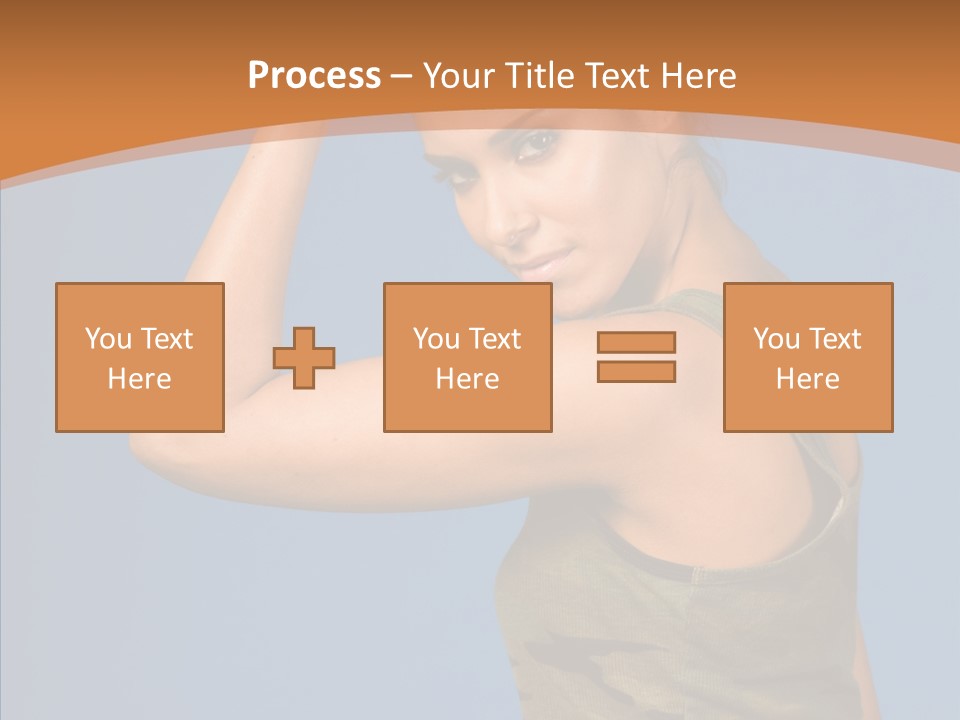 Biceps Pretty Feminine PowerPoint Template
