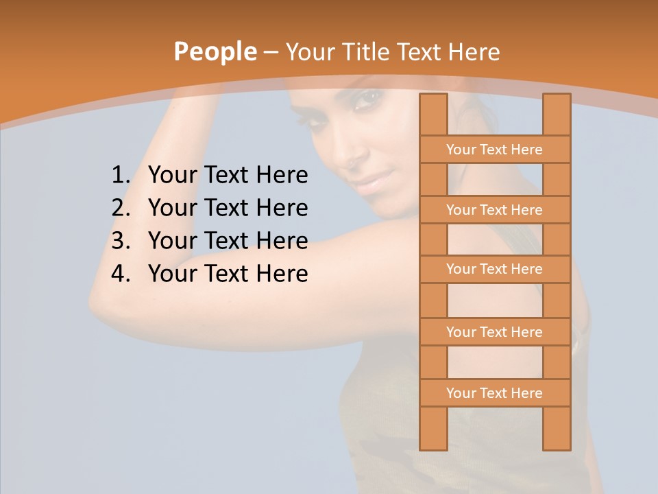 Biceps Pretty Feminine PowerPoint Template