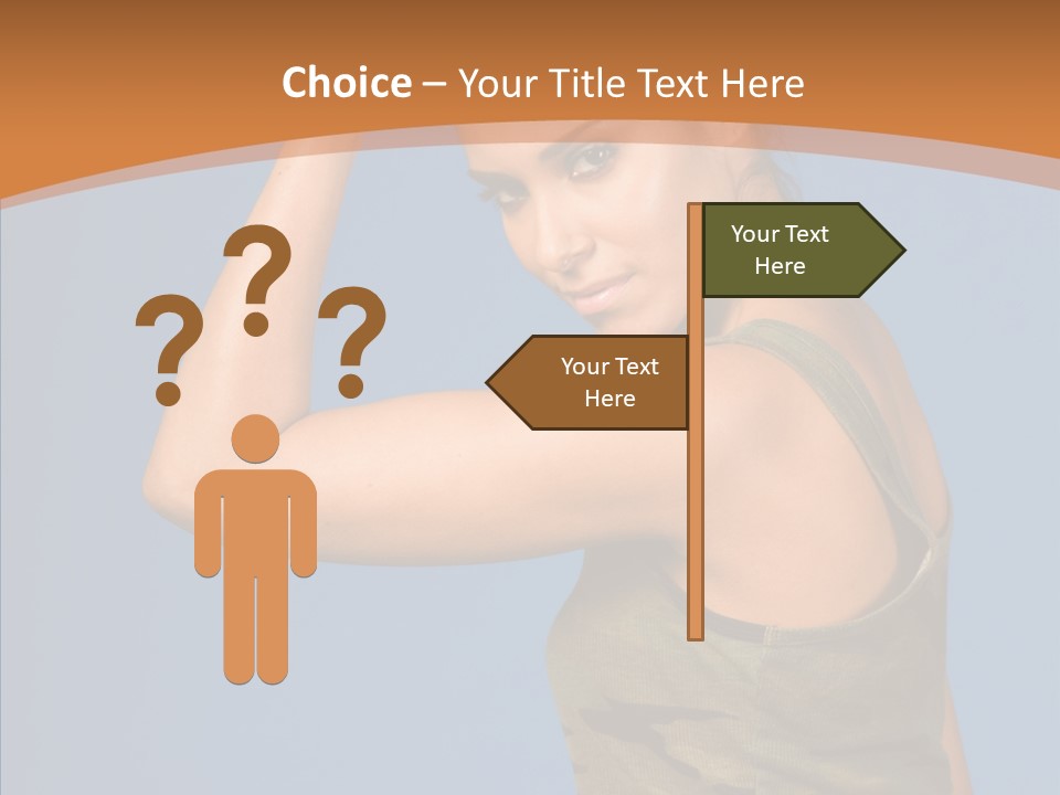 Biceps Pretty Feminine PowerPoint Template