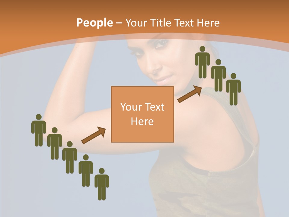 Biceps Pretty Feminine PowerPoint Template