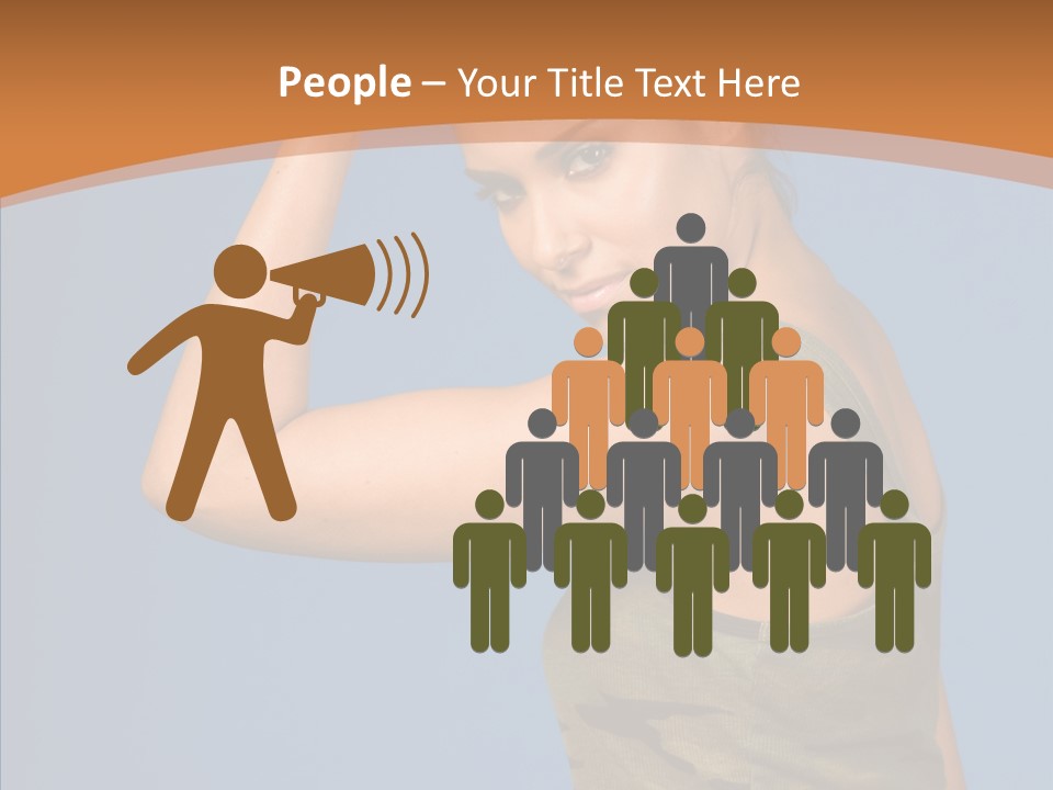 Biceps Pretty Feminine PowerPoint Template