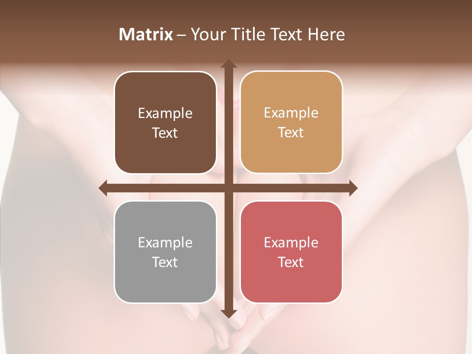 Cosmetics Makeup Modeling PowerPoint Template