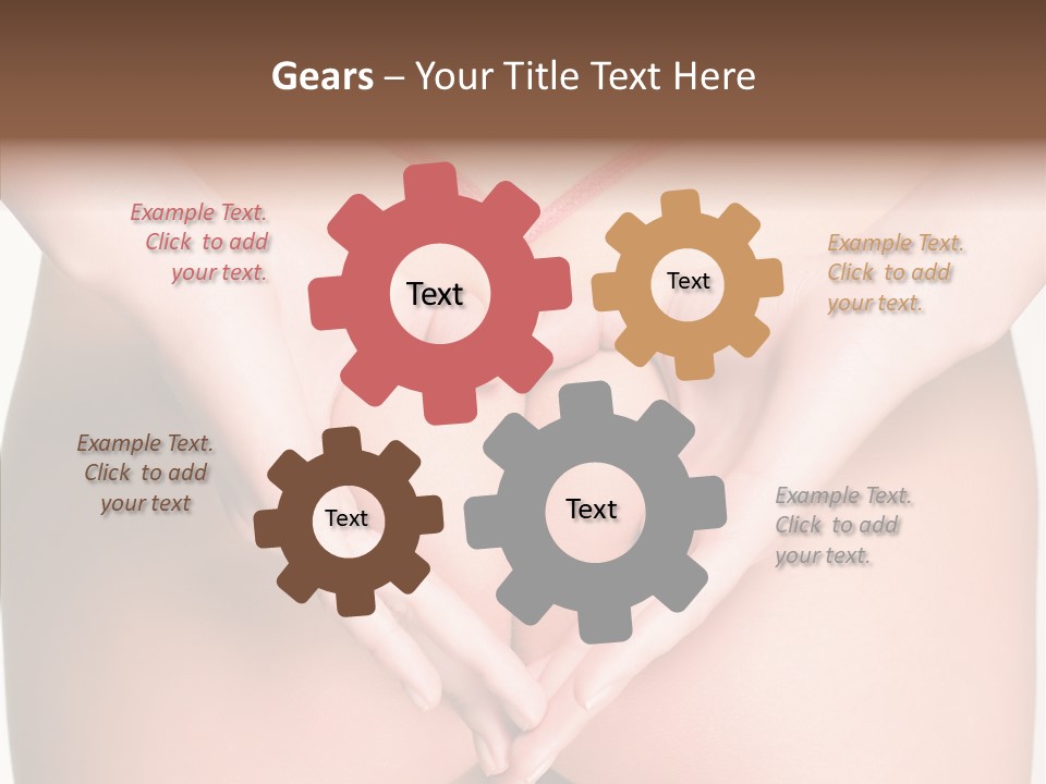 Cosmetics Makeup Modeling PowerPoint Template