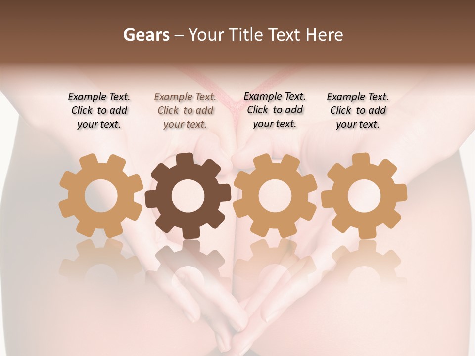 Cosmetics Makeup Modeling PowerPoint Template