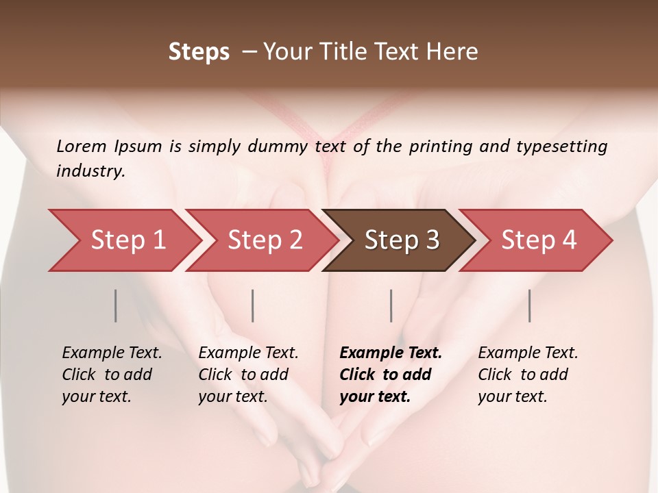 Cosmetics Makeup Modeling PowerPoint Template
