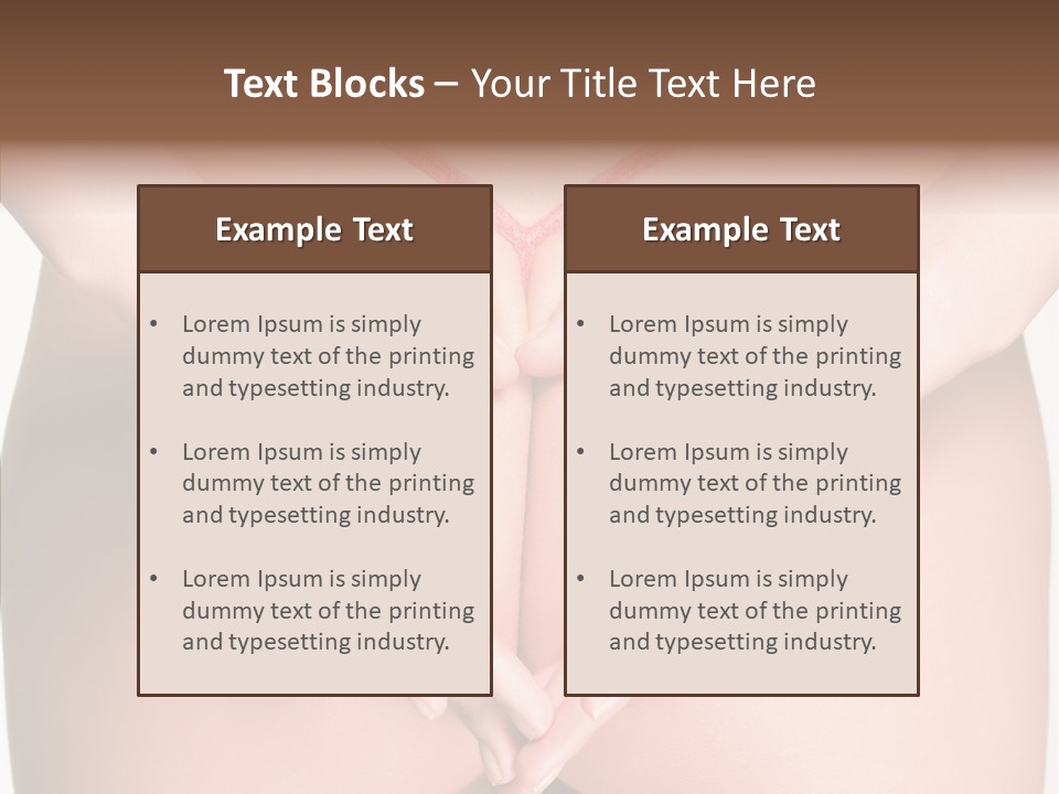 Cosmetics Makeup Modeling PowerPoint Template
