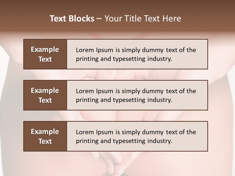 Cosmetics Makeup Modeling PowerPoint Template