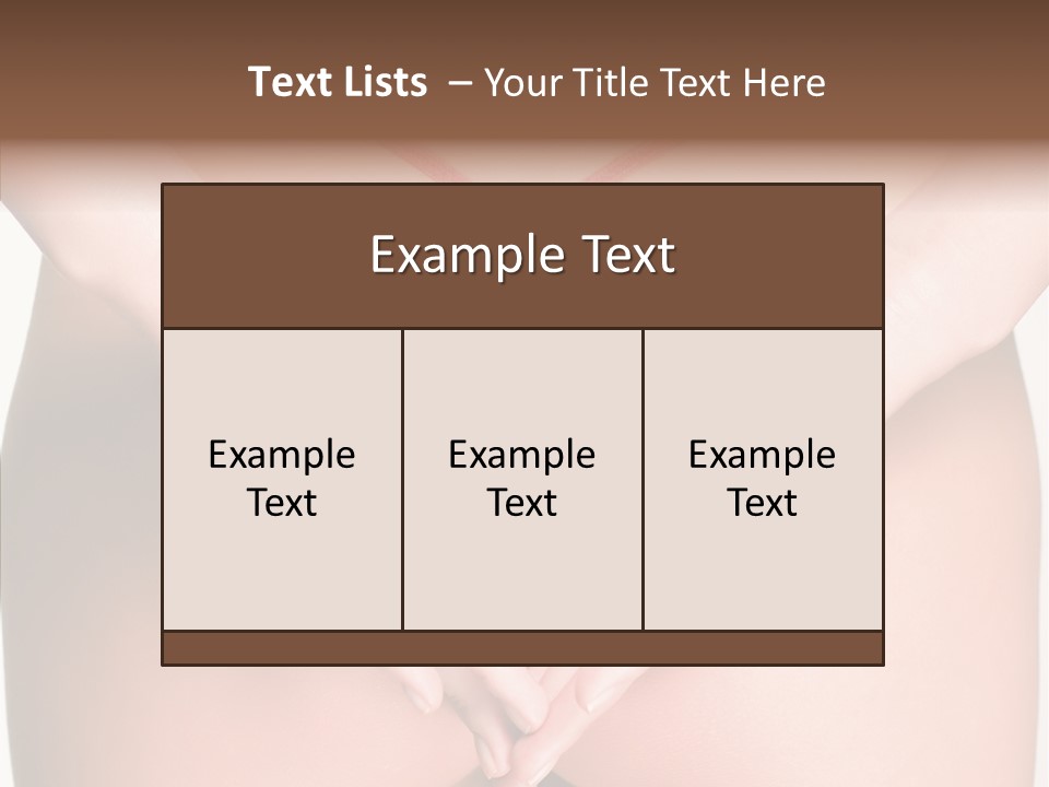 Cosmetics Makeup Modeling PowerPoint Template