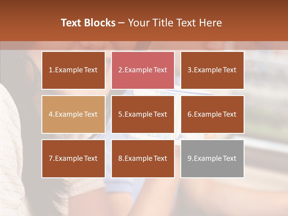 Cheerful Cup Brunette PowerPoint Template