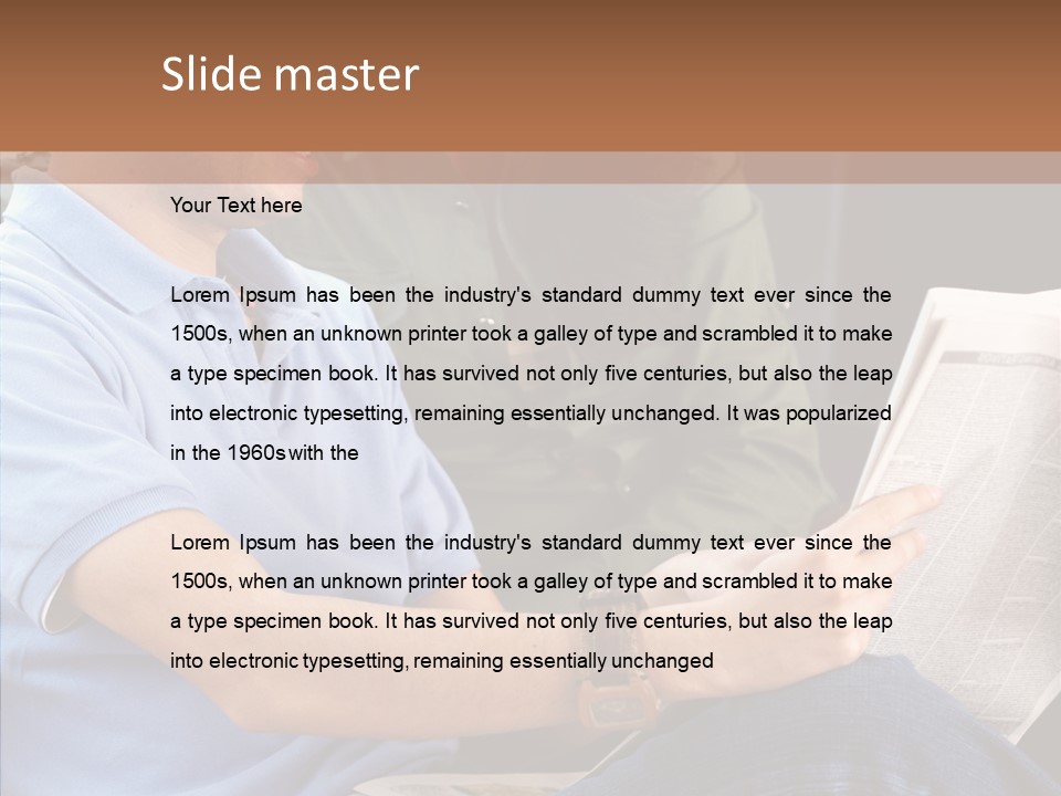 Woman Searching Relation PowerPoint Template