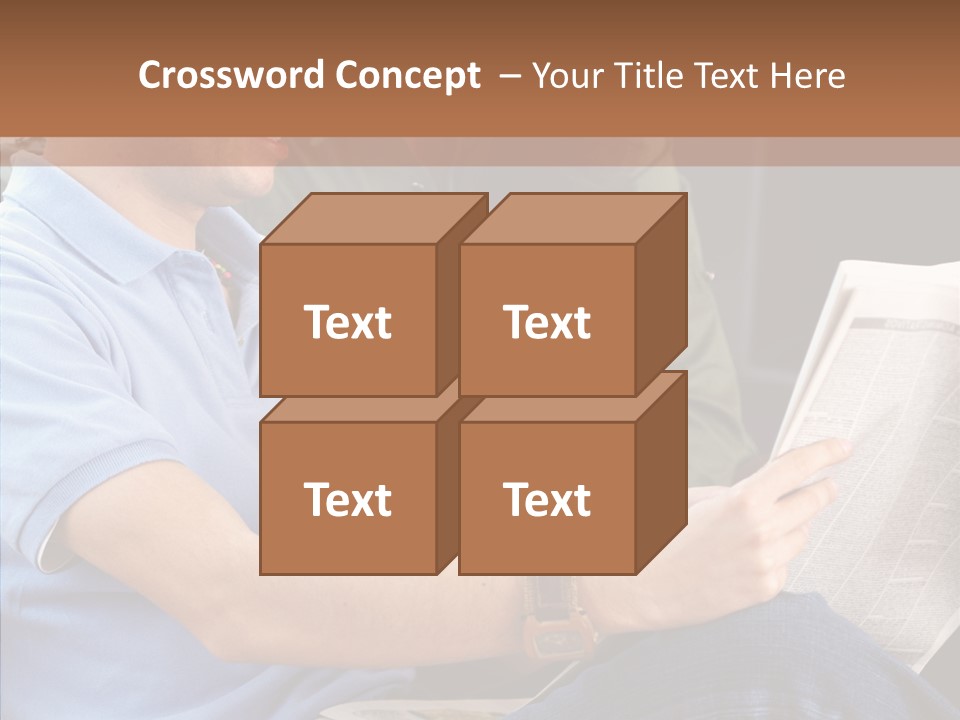 Woman Searching Relation PowerPoint Template