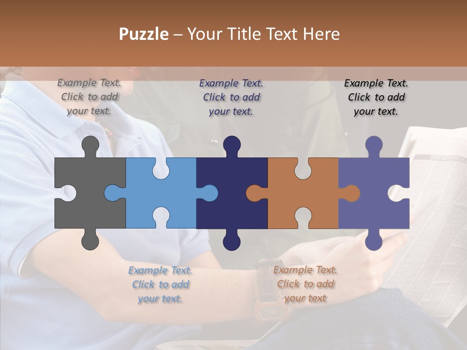 Woman Searching Relation PowerPoint Template