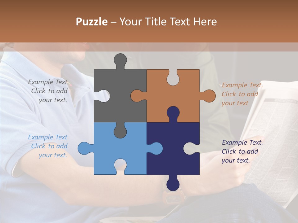 Woman Searching Relation PowerPoint Template