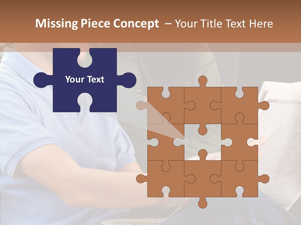 Woman Searching Relation PowerPoint Template