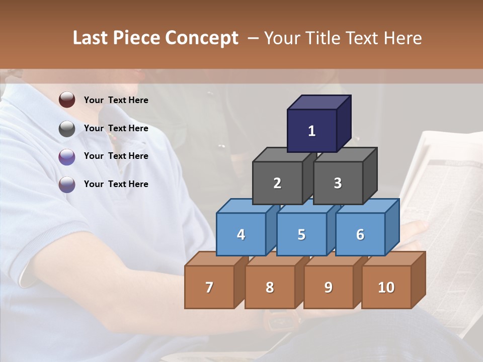 Woman Searching Relation PowerPoint Template
