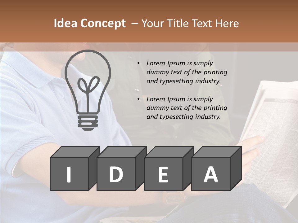 Woman Searching Relation PowerPoint Template