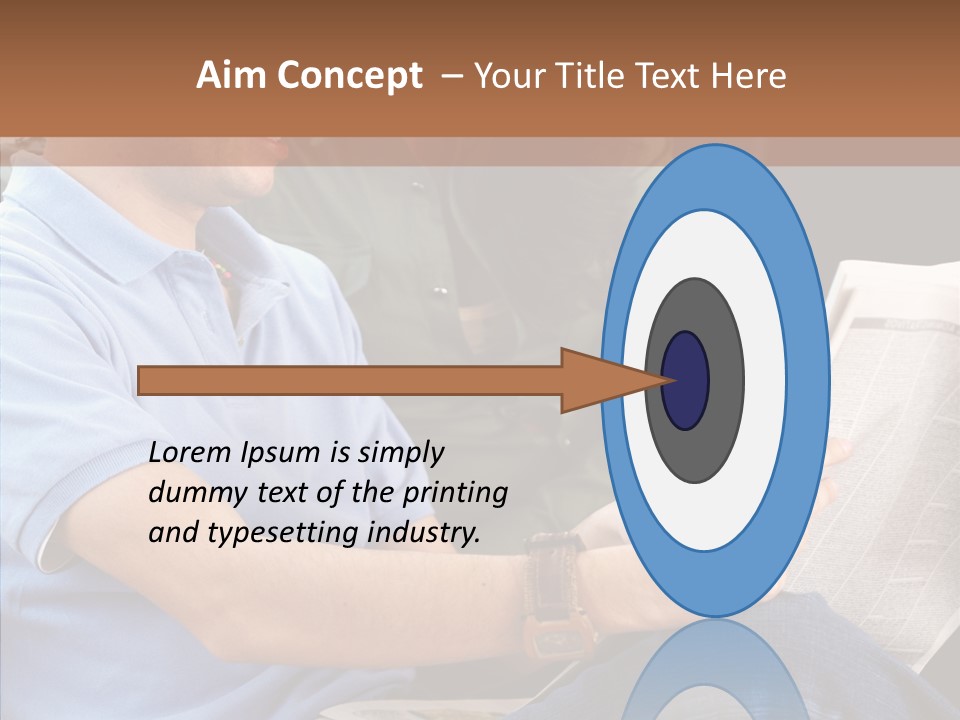 Woman Searching Relation PowerPoint Template